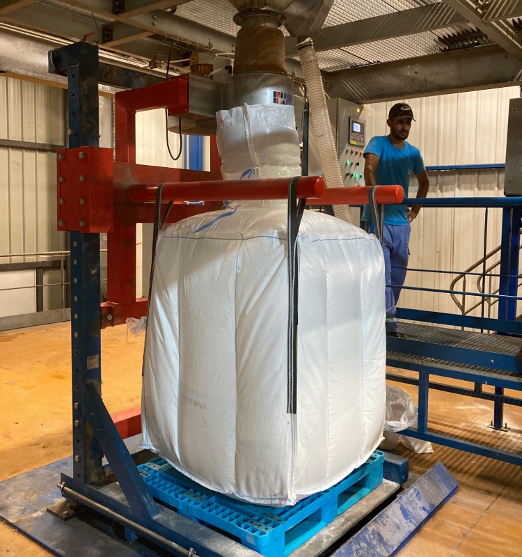 station de remplissage de big bag de farine
