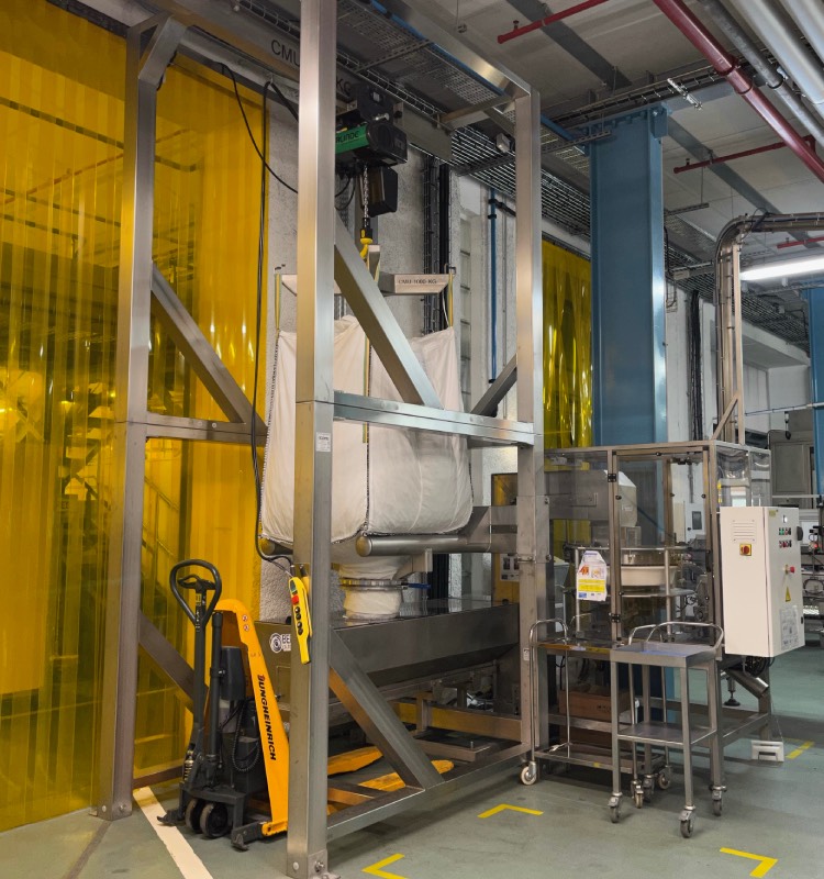 station de vidange de big bag en Knox pour secteur agro-alimentaire